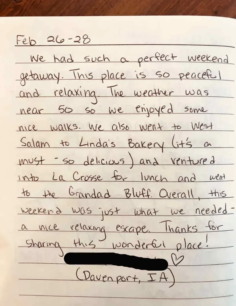 Customer Reviews - Mindoro, WI - High Point Retreats