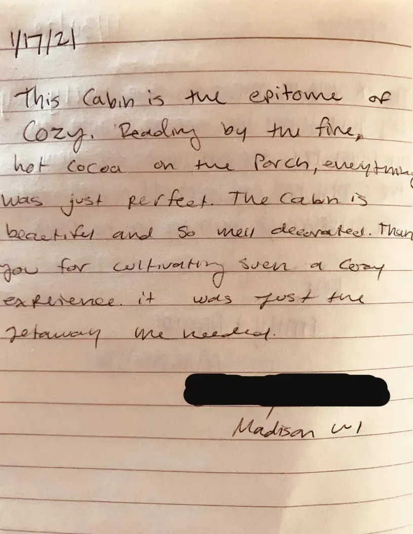 Customer Reviews - Mindoro, WI - High Point Retreats