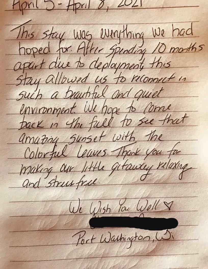 Customer Reviews - Mindoro, WI - High Point Retreats