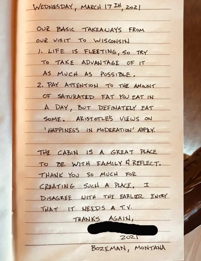 Customer Reviews - Mindoro, WI - High Point Retreats