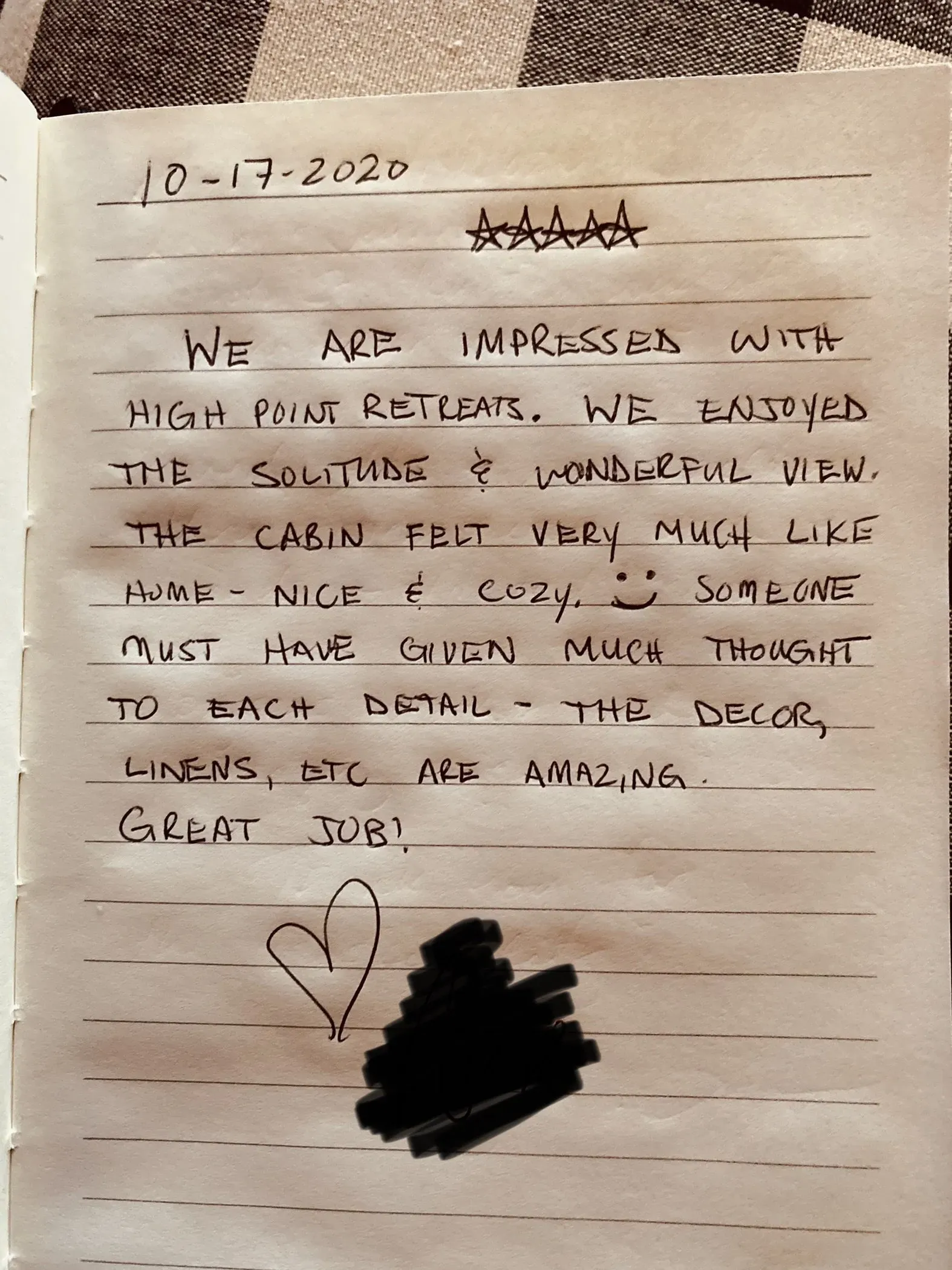 Customer Reviews - Mindoro, WI - High Point Retreats