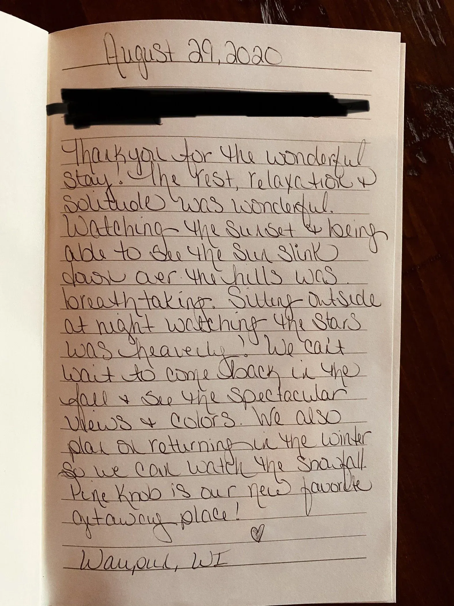 Customer Reviews - Mindoro, WI - High Point Retreats