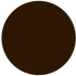 Dark brown circle.