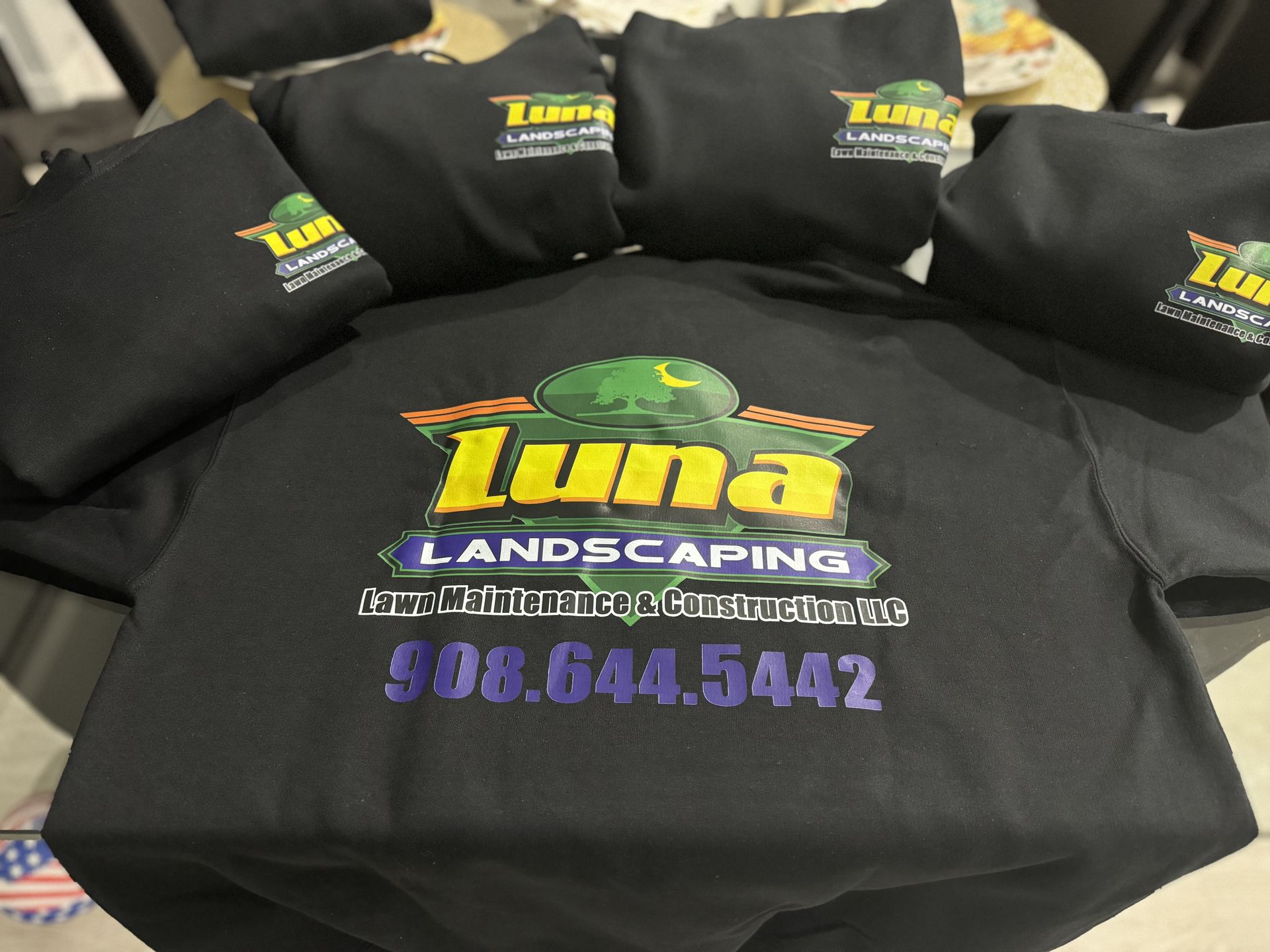 Black hoodies with the 