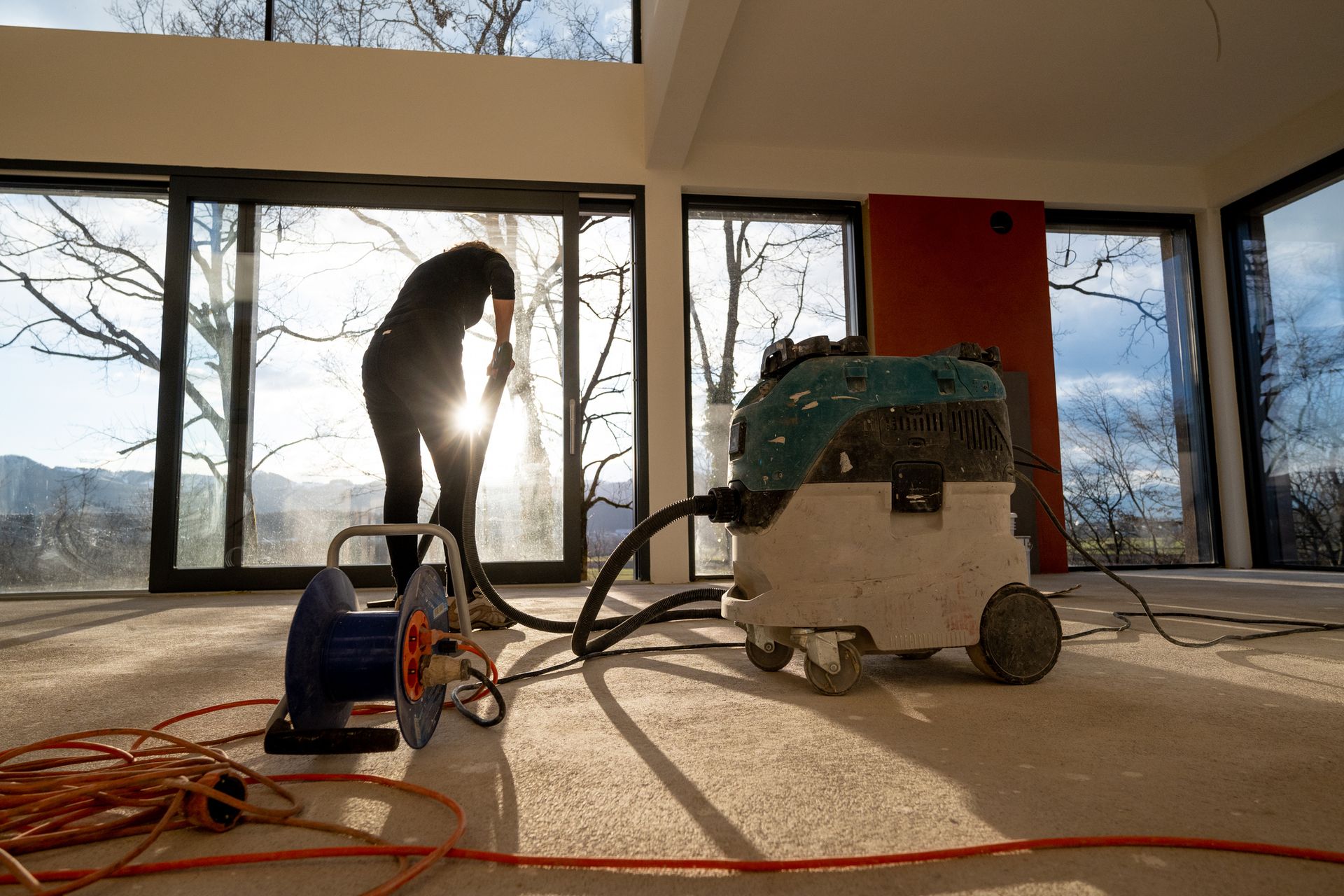 Aspirazione della polvere