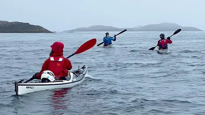 Kayak tour in the archipelago