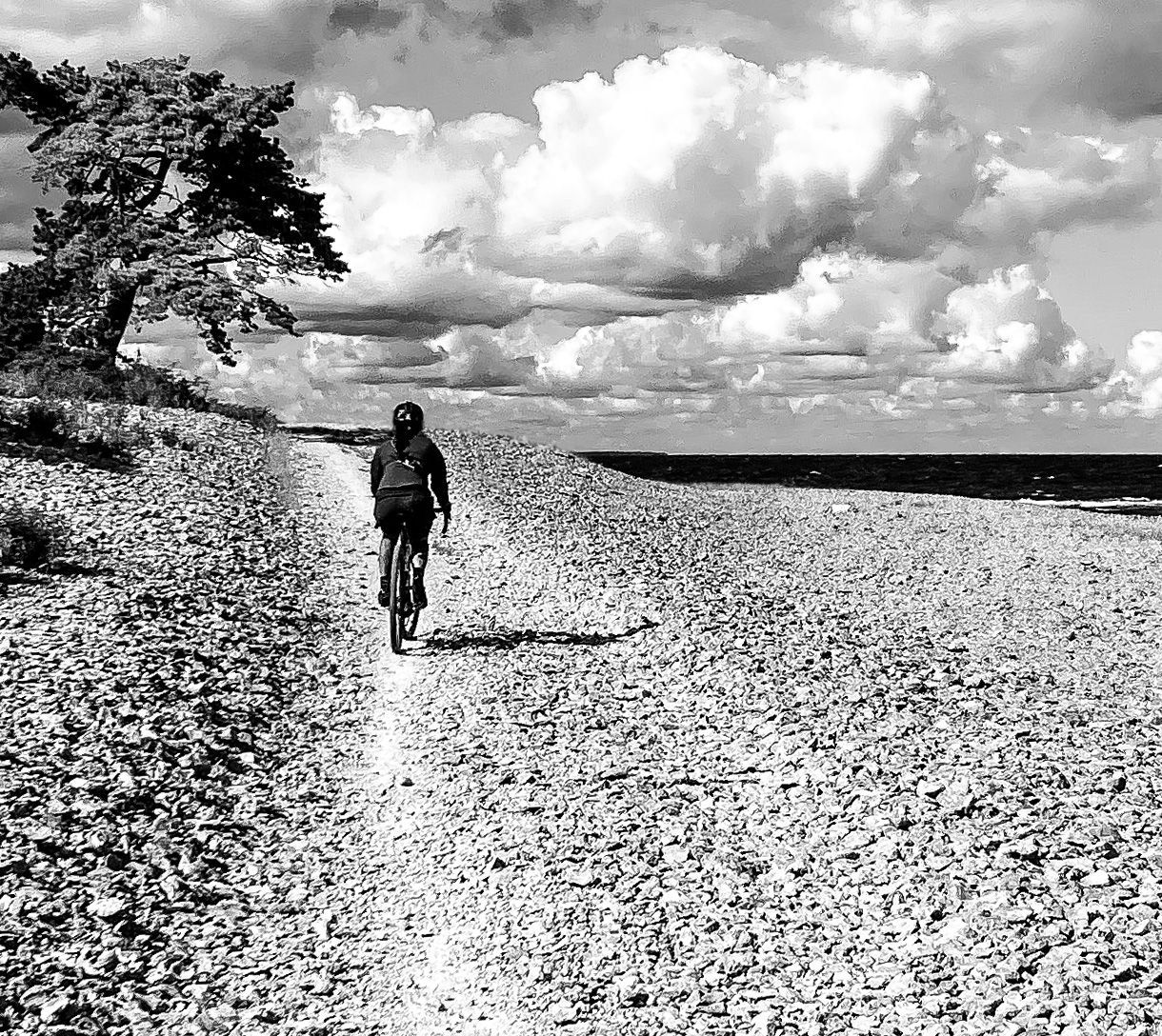 Gravel biking on the Swedish island Gotland