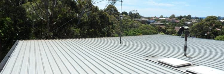 Commercial Gray Roof View — Roofing in Sunshine Coast, QLD