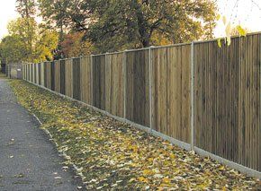 Panel fencing - Leatherhead and Crawley, Surrey - J K Fencing - Wood pannel