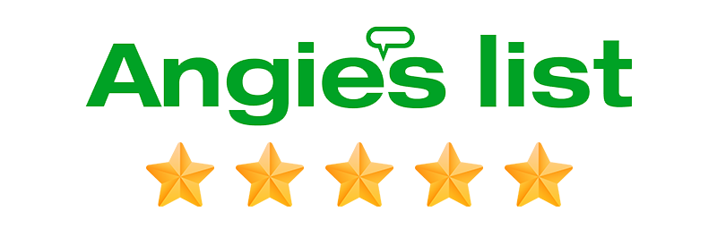 A logo for angie 's list with four stars