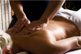 a body being massaged