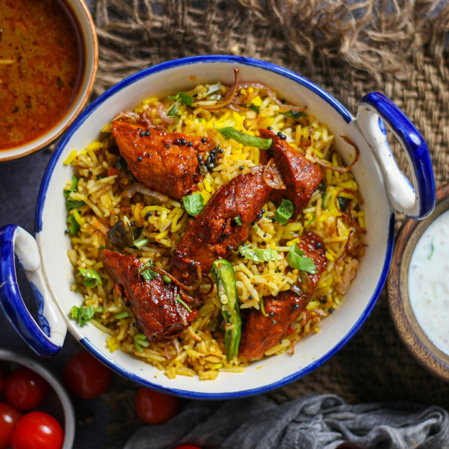 Blue Water Indian Restaurant Bowl of curry