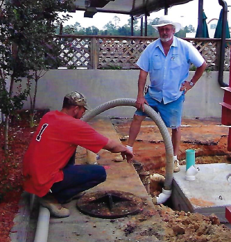 Grease Trap Pumping — Opened Grease Trap In Pace, FL