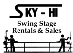 Sky-Hi Swing Stage Rentals & Sales