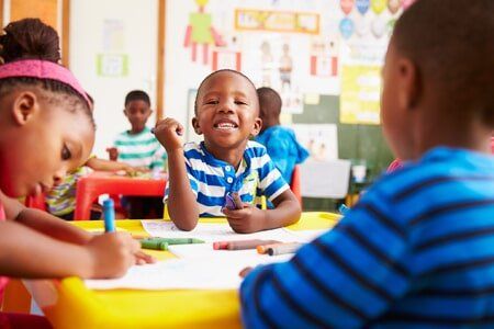 Child Care — Pupil Playing Didactic Games Learning in Lake Charles, LA