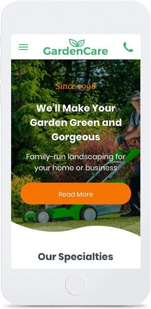 Garden Care Mobile - Cohesive Digital