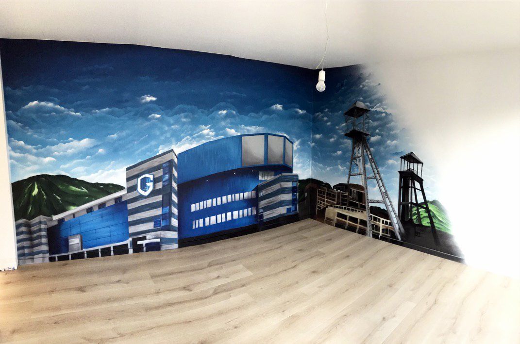 KRC Genk Stadion in een kinderkamer