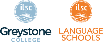 Dois logotipos para greystone college e escolas de idiomas ilsc