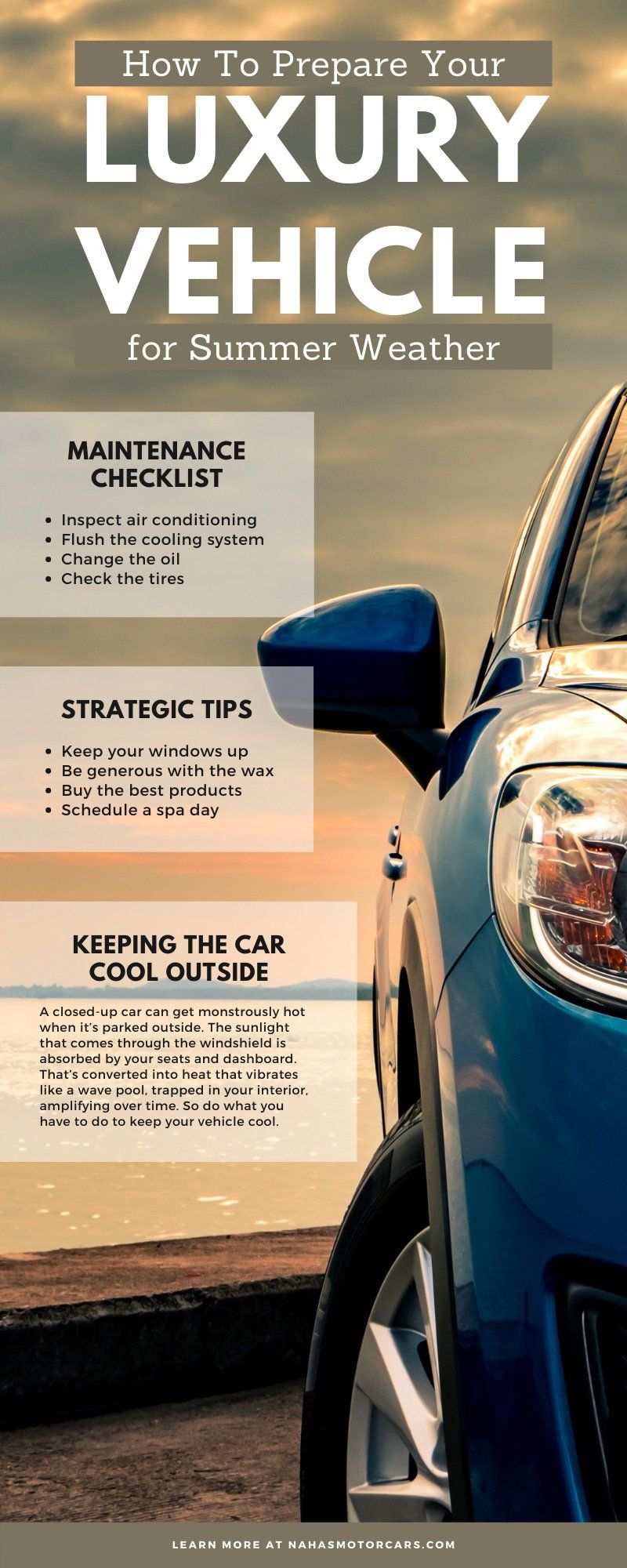 How To Prepare Your Luxury Vehicle for Summer Weather