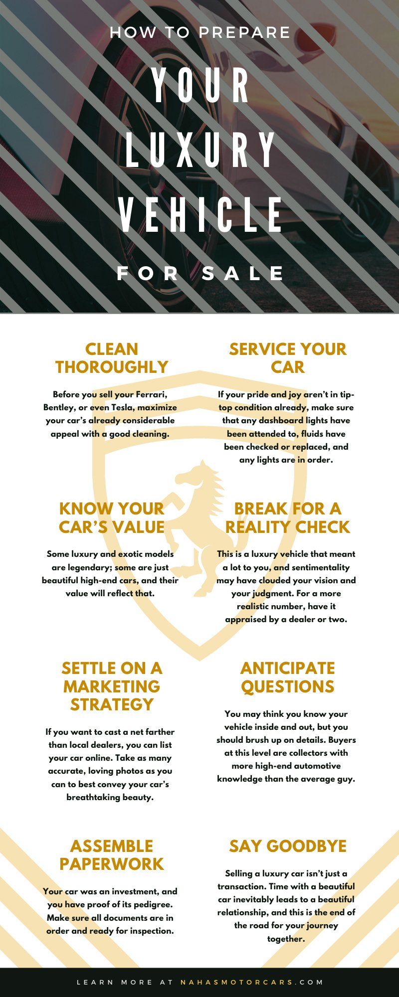 How To Prepare Your Luxury Vehicle for Sale