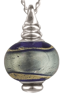 Cremation Jewellery Pendant Bead Serenity FOB-052 Clean