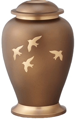 Cremation Urns for Ashes Russet Brown P1006 Clean