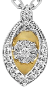 Cremation Jewellery Diamond Marquis G2431P 10W10Y