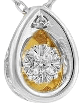 Cremation Jewellery Diamond Teardrop