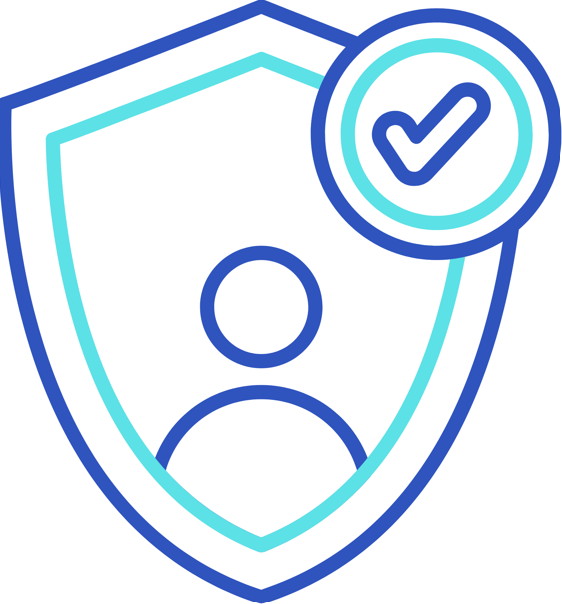 Document with a shield, indicating secure and protected information.