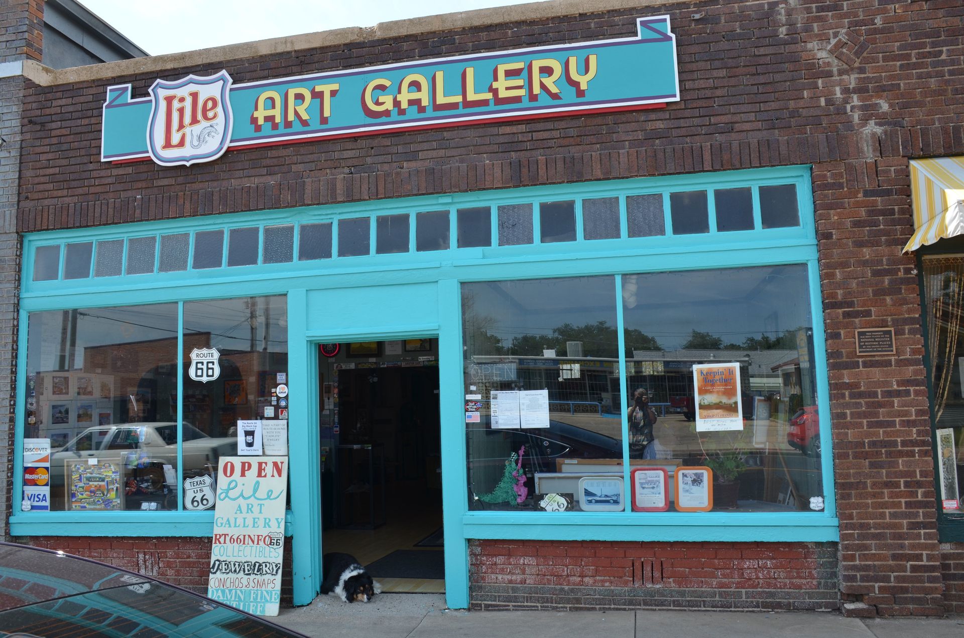 Lile Art Gallery on Route 66 Amarillo, TX