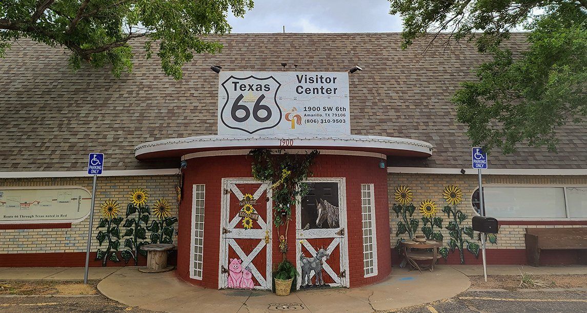 I am Route 66 Visitors Center, Route 66, Amarillo, TX