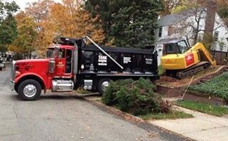 Truck Excavating Soil — Oil tank services in Paterson, NJ