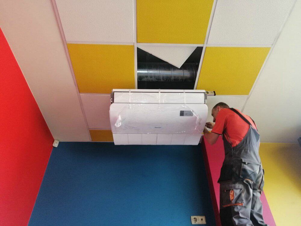 Jaunu dzesēšanas iekārtu montāža Delisnack telpās 6