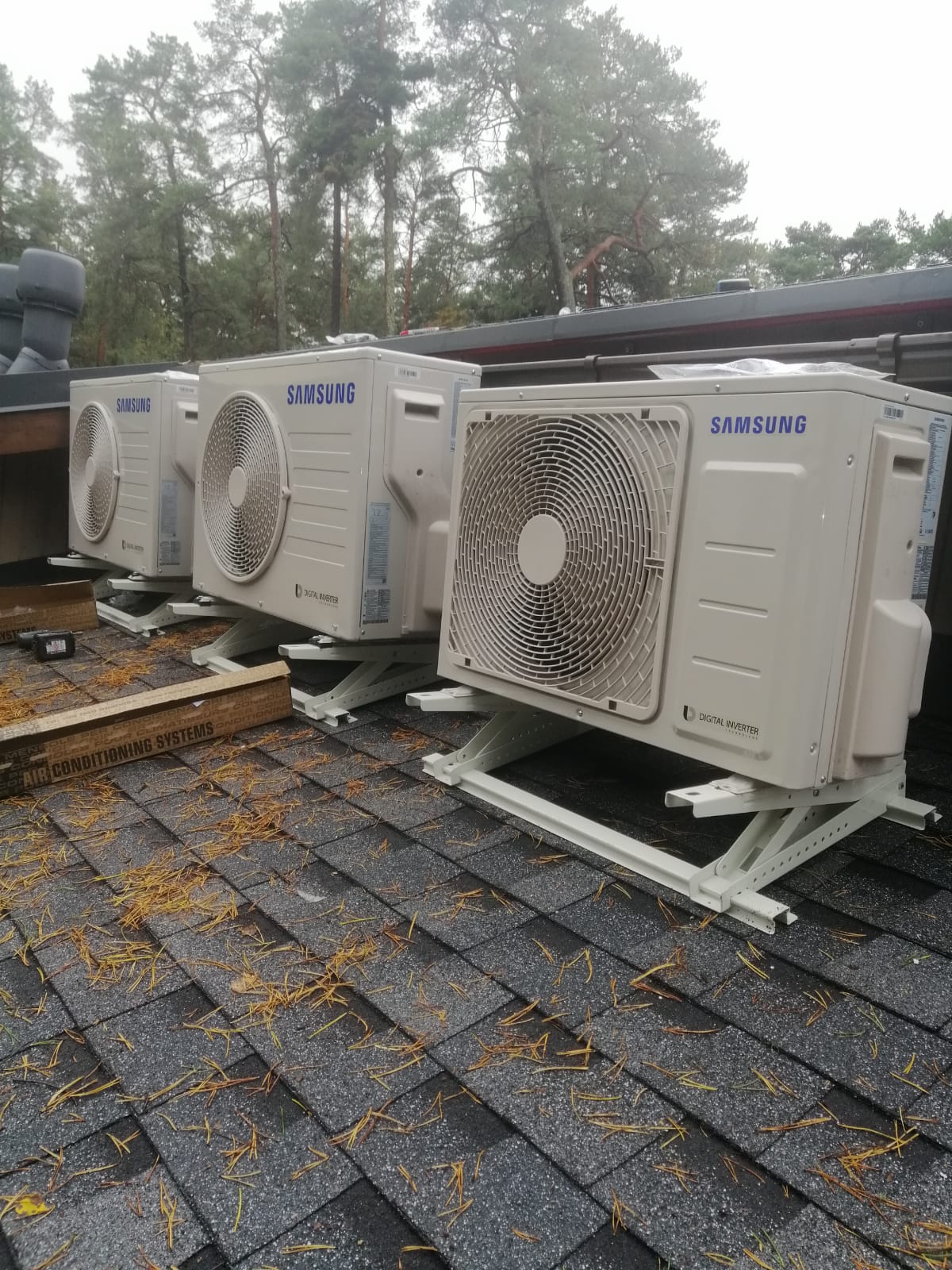 Jaunu kondicionieru izbūve, privātmājā Jūrmalā 8