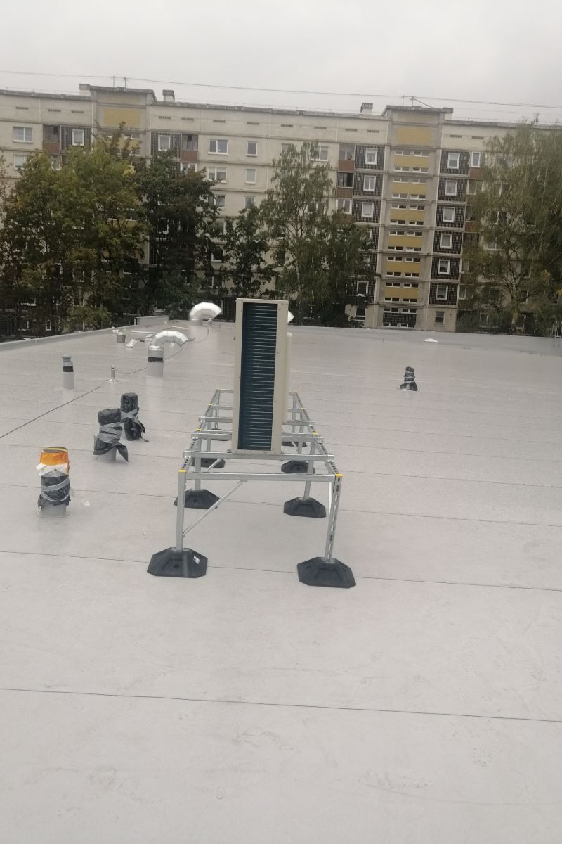 Jauna dzesēšanas sistēmas izbūve, Lielveikala telpas Rīga 01