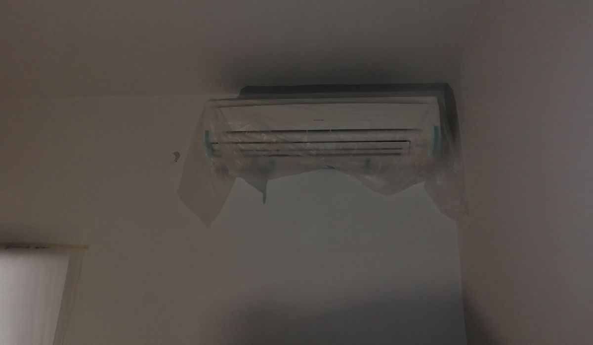 Jauna dzesēšanas sistēmas izbūve, Lielveikala telpas Rīga 08