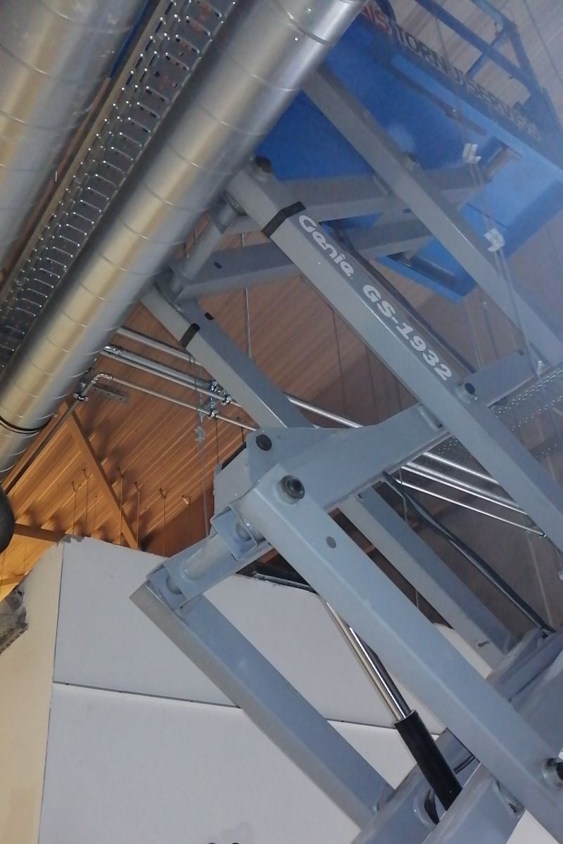 Jauna dzesēšanas sistēmas izbūve, Lielveikala telpas Rīga 03