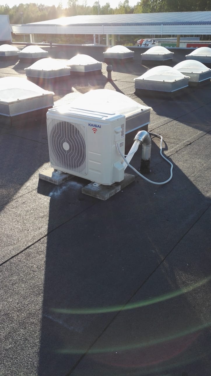 Jauno kondicionieru montāža