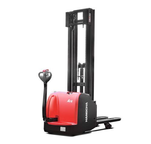 A Series High Range Pedestrian Pallet Stacker With Initial Lift