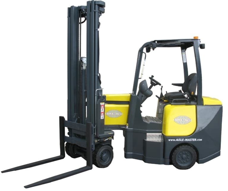 Aisle Master Forklift to hire