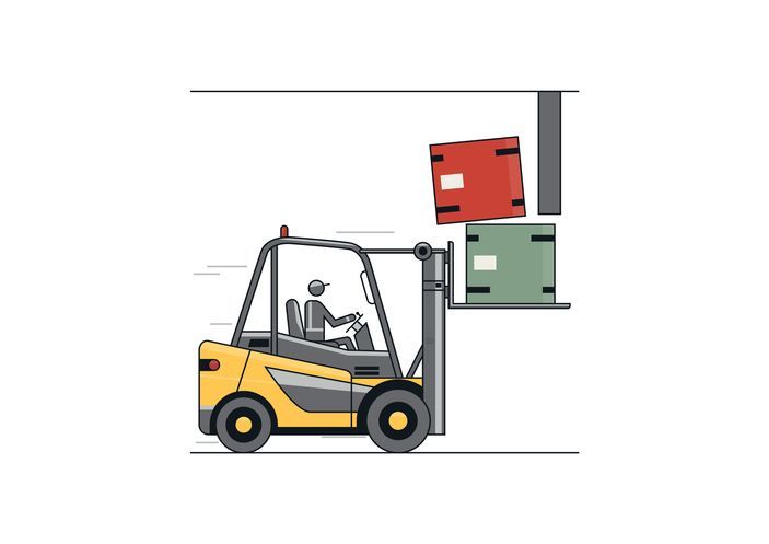 forklift safety prevent forklift accident load collusion