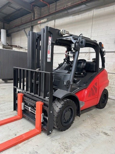 linde 5 tonne forklift H50D front view