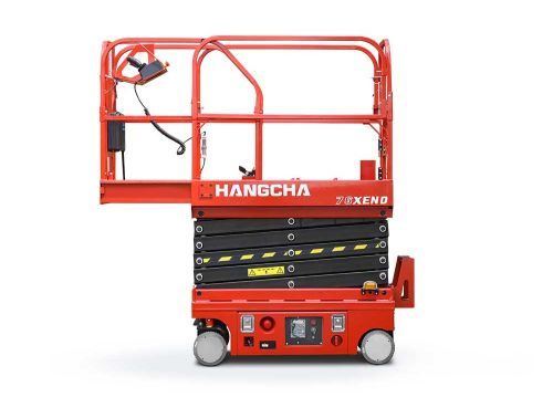 Mini Self-propelled Scissor Lifts (Electric Motor Drive) RED
