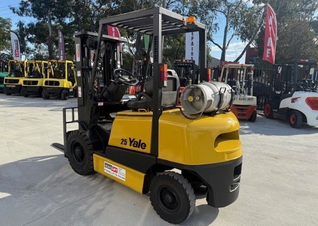 used Yale forklift for sale back side view