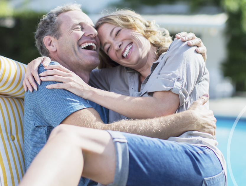 A couple in Ranchettes, WY, using hormone therapy
