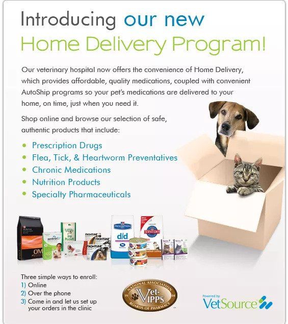 Home Delivery Program — Bucyrus, OH — Countryside Veterinary Clinic