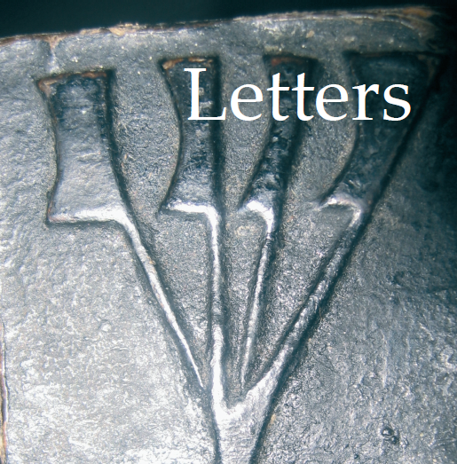 Forming the letters