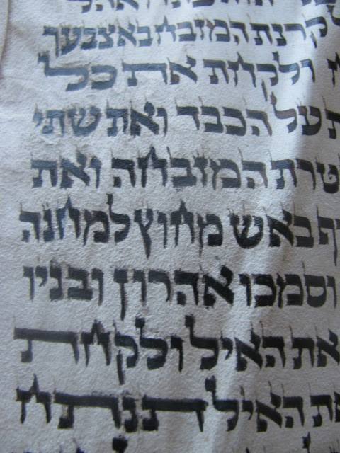 Alexander Torah Aharon with a vav (repaired).
