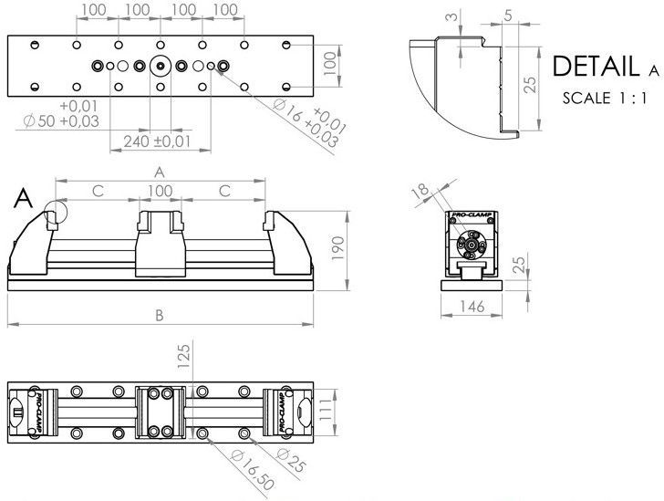 Centrerspænder tegning