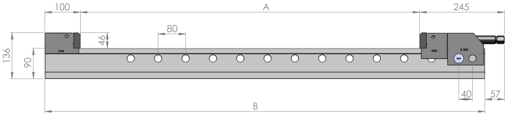 PRO-CLAMP Basic med enkeltspindel